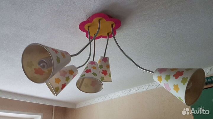 Люстра потолочная бу