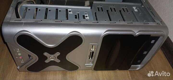 Корпус пк с блоком 400 Вт, дисковод, картридер