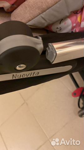 Прогулочная коляска nuovita anima coffee argento