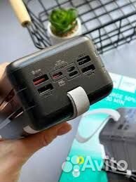 Портативный акб Hoco 60000мАч быстрая зарядка