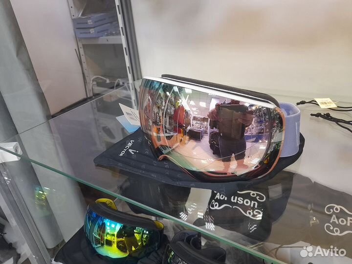 Очки горнолыжные Vector светло сиреневые VLT51