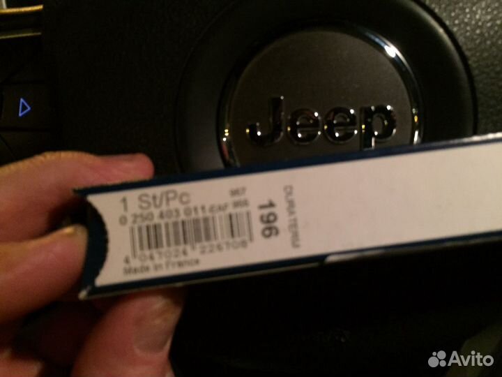 Свечи накаливания jeep