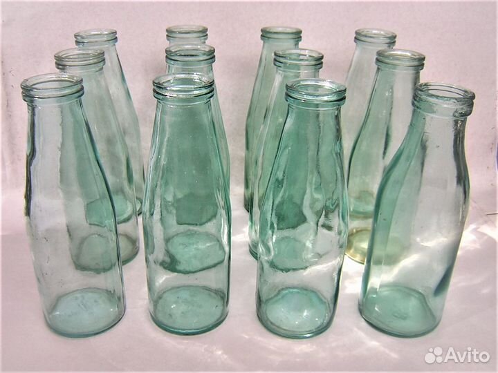 Бутылки - молоко-кефир - 60-80х г. - пр-во СССР