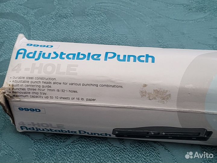 Дырокол на 4 отверстия