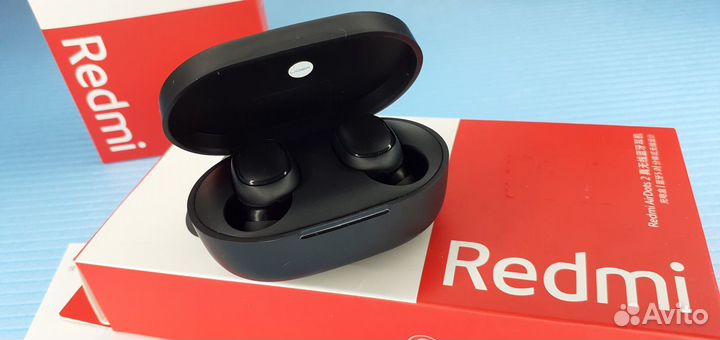 Наушники Xiaomi Redmi Airdots Чёрные с Микрофоном