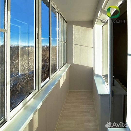 Алюминиевое остекление балкона