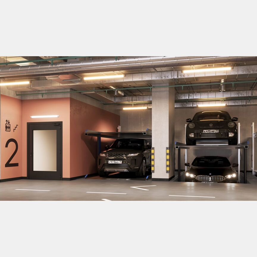 1-к. квартира, 44 м², 8/9 эт.