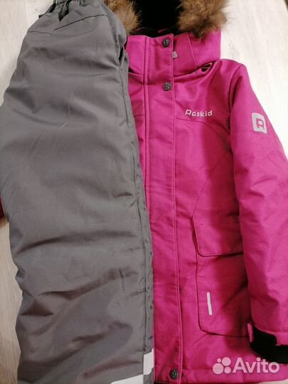 Зимний костюм для девочки 128