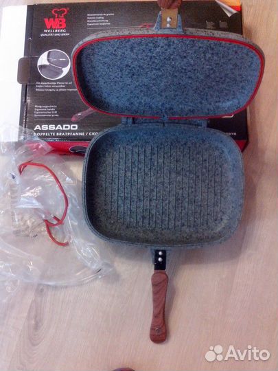 Сковорода двойная.Гранитное покрытие. Новое