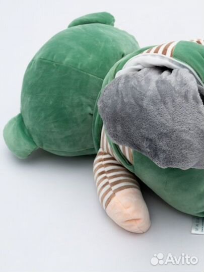 Детский плед игрушка в подарок на нг Медвежёнок