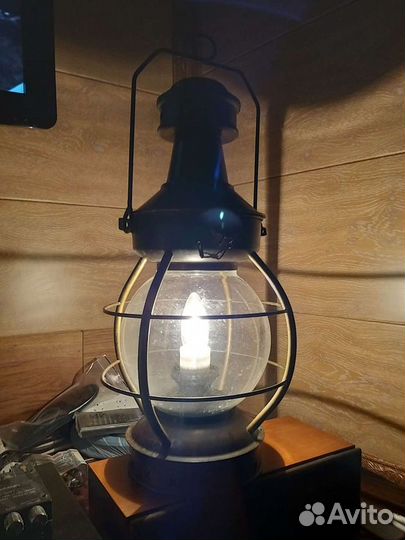 Японская винтажная лампа Hitachi редкая