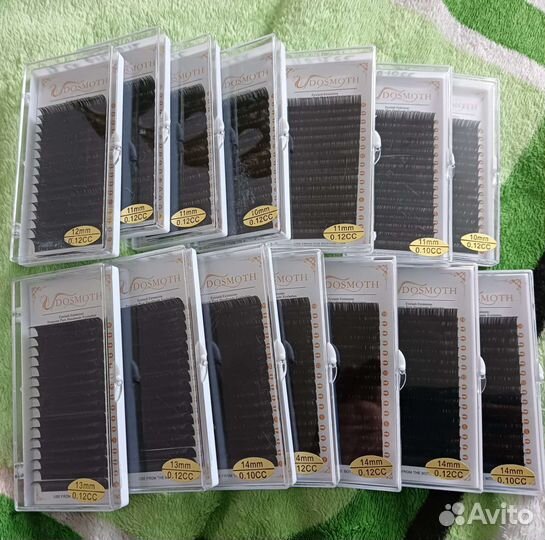 Ресницы, изгибы C, CC, D