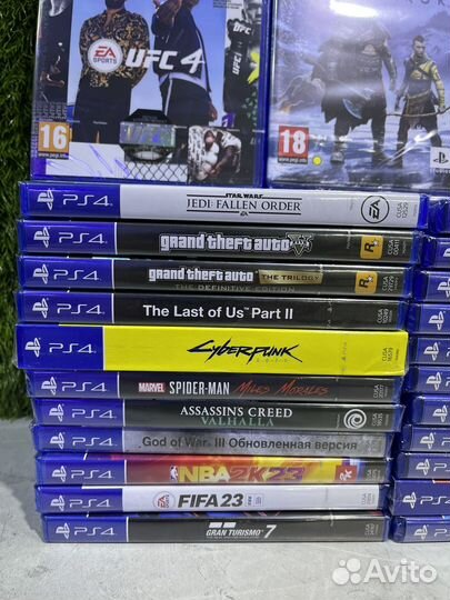 Новые диски с играми для Sony PS4/PS5