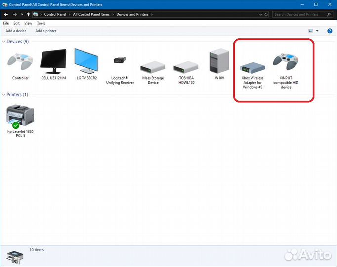MS Xbox Wireless Adapter for Windows 10 оригинал