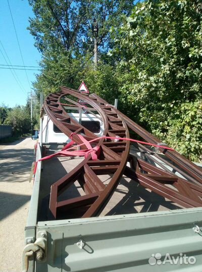 Газель открытая бортовая 6 метров груз катюша