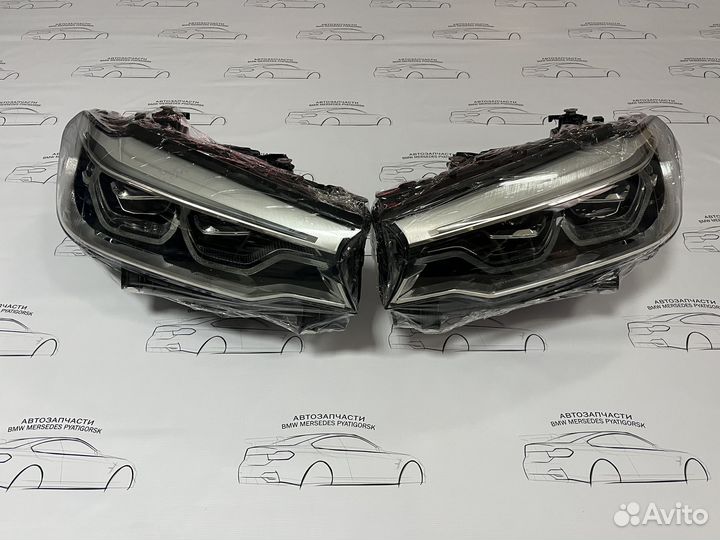 Комплект передних фар BMW G30 LED adaptive