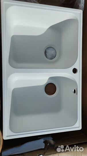 Мойка для кухни кварцевая 2 чашки