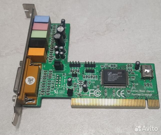 Звуковая карта PCI-E C-Media CMI8738
