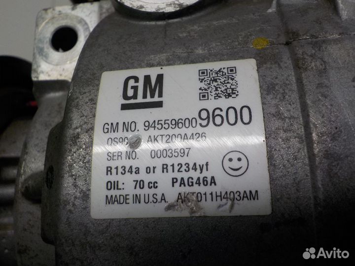 Компрессор кондиционера Опель Opel Mokka 2012-2019