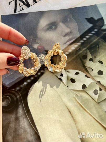Серьги Zara новые
