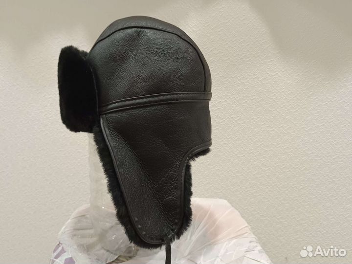 Шапка ушанка меховая мужская