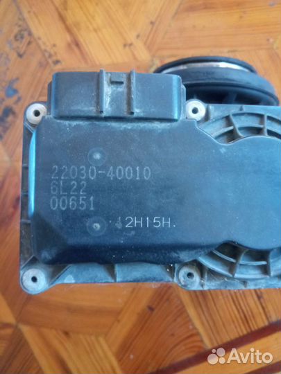 Заслонка дроссельная Toyota 1krfe