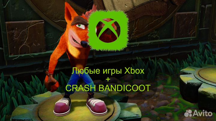 Любые игры Xbox, crash bandicoot