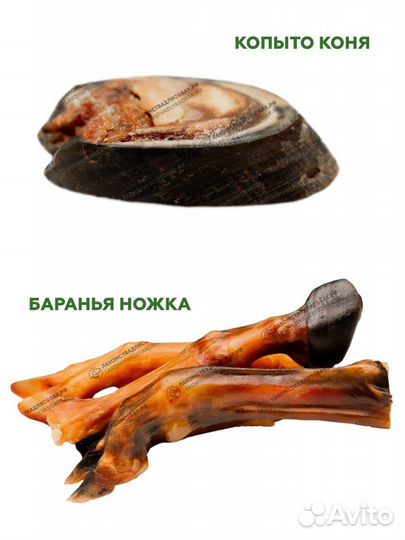 Сушеные лакомства для собак