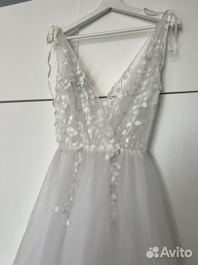 Свадебное вечернее платье 42 44