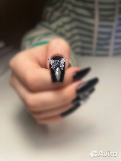 Наращивание ногтей гель лак маникюр