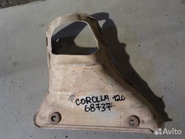 Кожух выпускного коллектора toyota corolla 120
