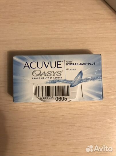 Линзы acuvue -5,25