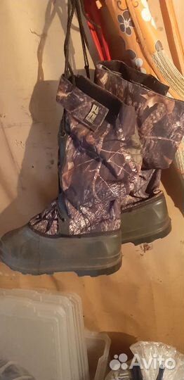 Сапоги зимние на шипах