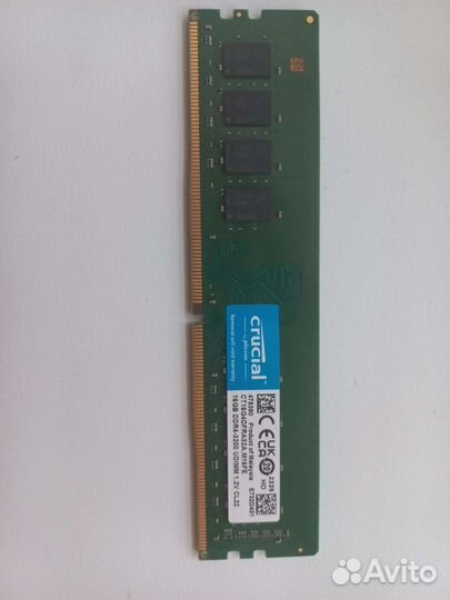 Оперативная память crucial ddr4 16 gb 3200 Hz