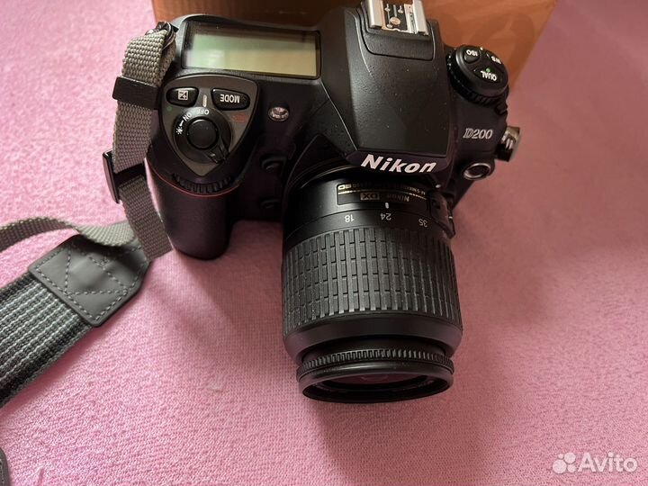 Зеркальный фотоаппарат nikon d200