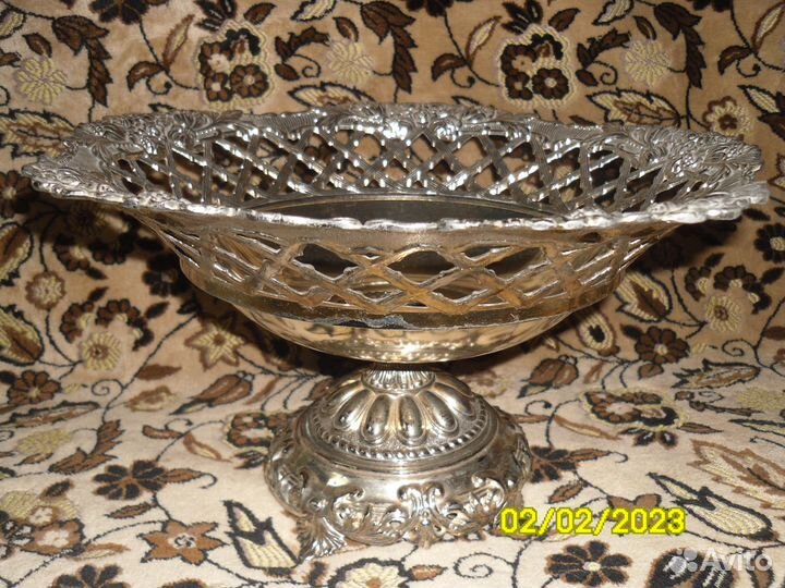 Ваза кобальт. Ваза для фруктов