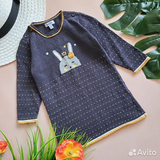 Платье туника теплое Absorba для девочки 68