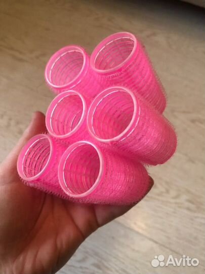 Бигуди липучка 6 шт