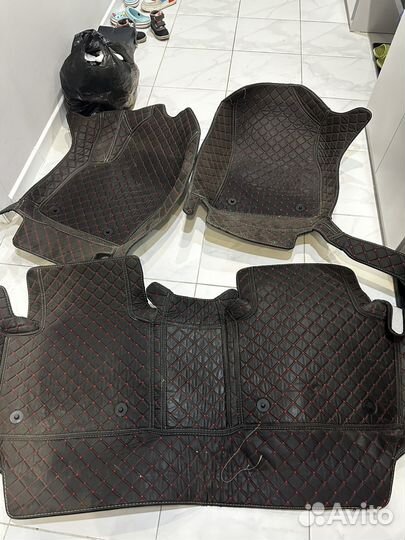Коврики geely монжаро 3Д кожзам