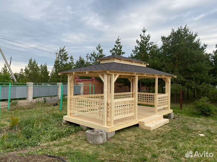 Беседки. Свыше 100 вариантов беседок