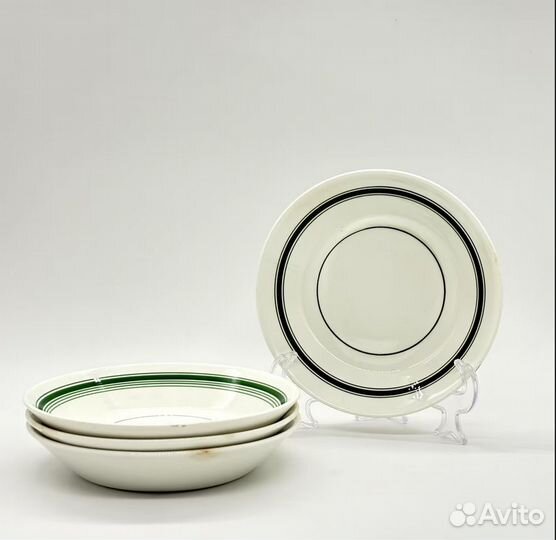 Редчайшая тарелка. Фаянс.(зик Конаково) 1955г