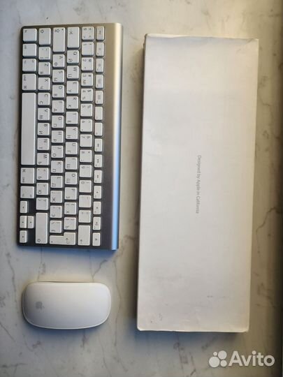Клавиатура Apple Wireless Keyboard+мышь MagicMouse
