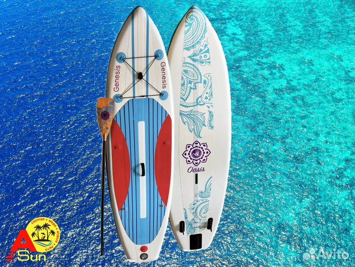 Сапборд сап борд sup surf Walaw Palm red красный