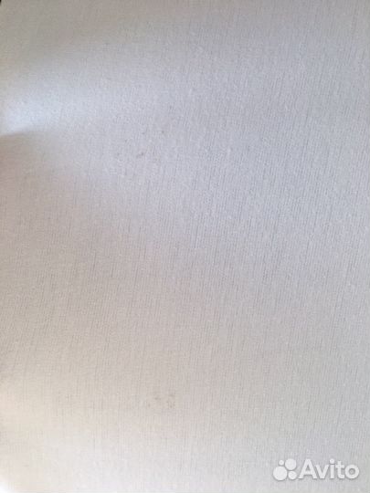 Ткань трикотажная белая, остатки