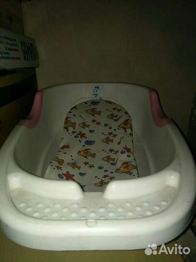 Ванночка для купания с горкой