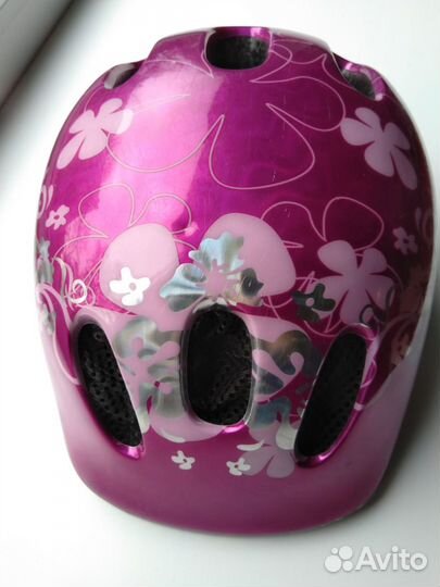 Шлем Ventura детский 50-57 см Flower (для девочки)