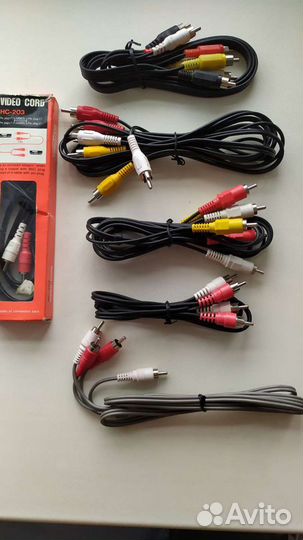 Кабель DIN5, RCA, scart аудио-видео