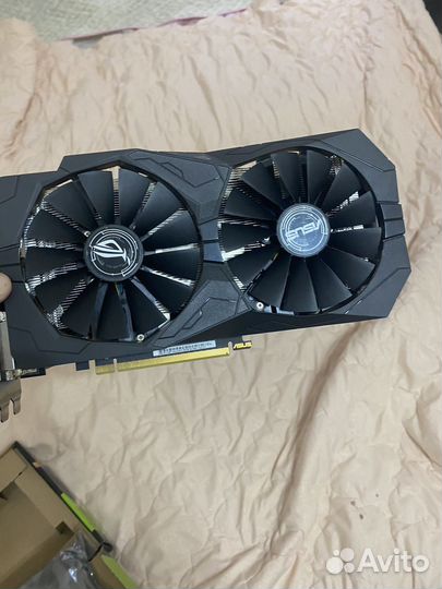 Видеокарта Asus 1050 Ti Rog Strix