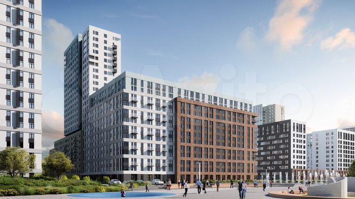 Квартира-студия, 26,5 м², 2/25 эт.