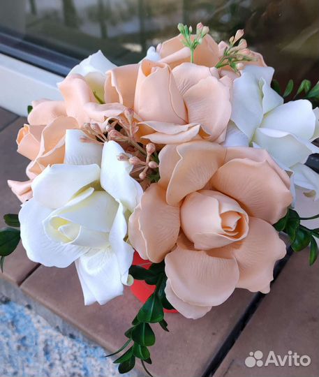 Букет из мыльных роз